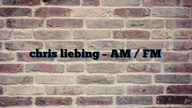 chris liebing – AM / FM